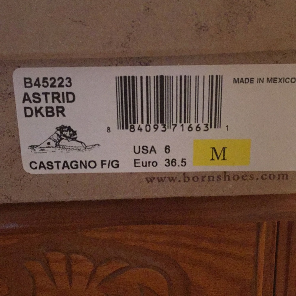 Born sandals,  natural leather, worn less than 3x